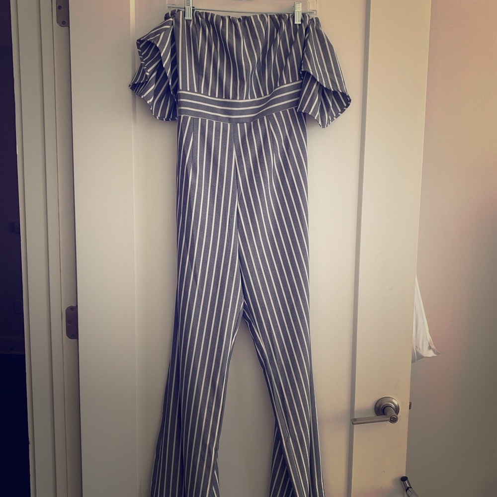 Striped Jumpsuit